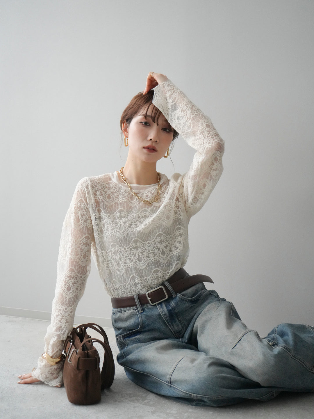 [SET]チュールレーストップス+チュールレーストップス(2set)