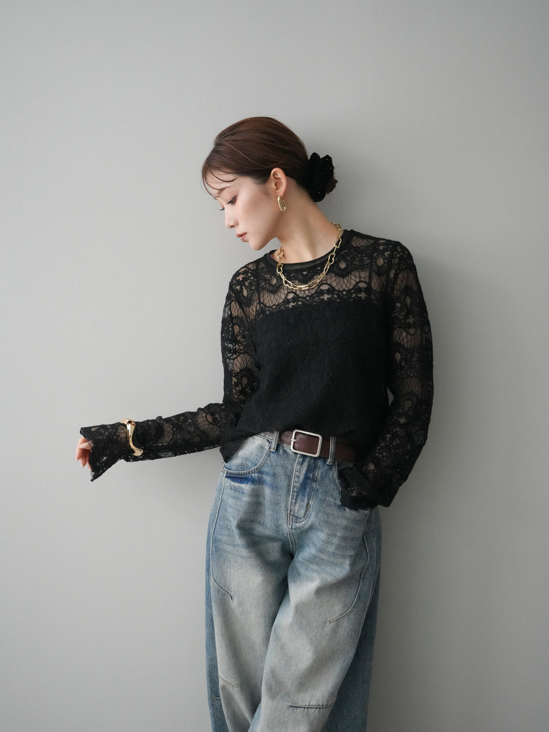 [SET]チュールレーストップス+チュールレーストップス(2set)