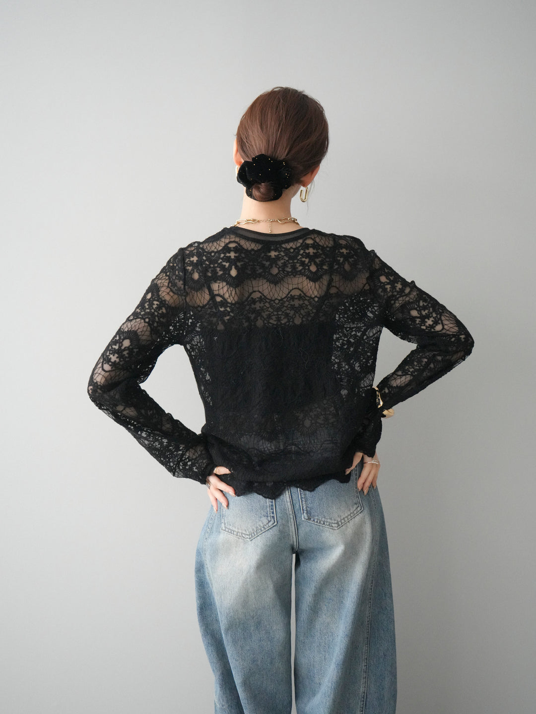 [SET]チュールレーストップス+チュールレーストップス(2set)