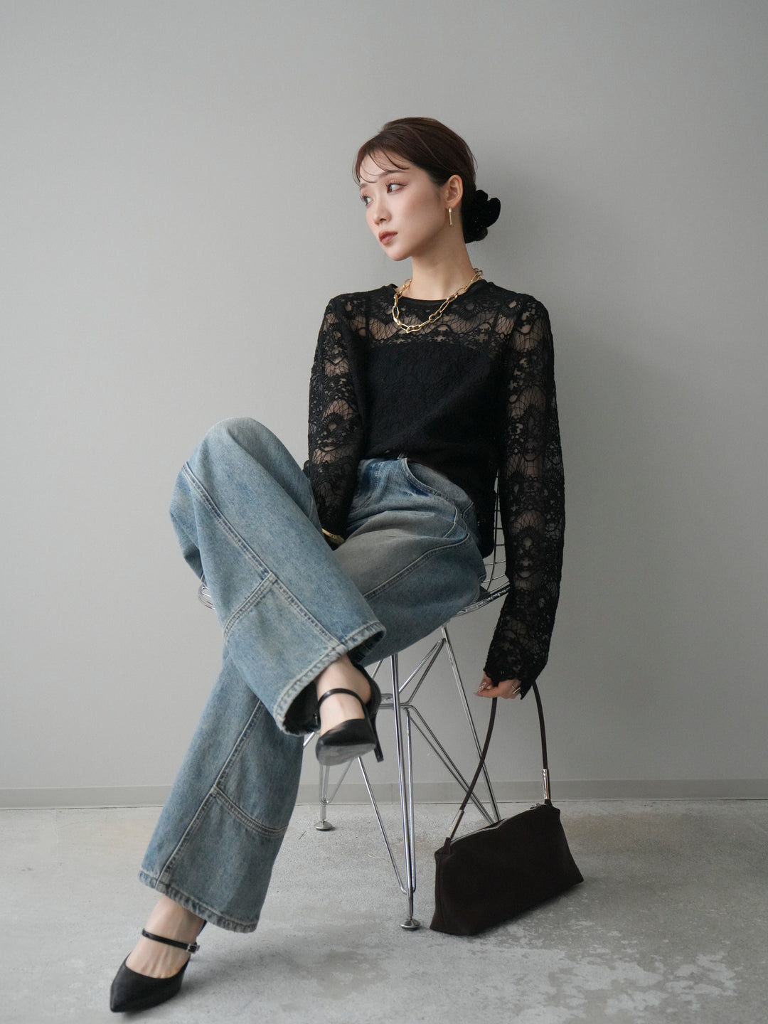 [SET]チュールレーストップス+チュールレーストップス(2set)