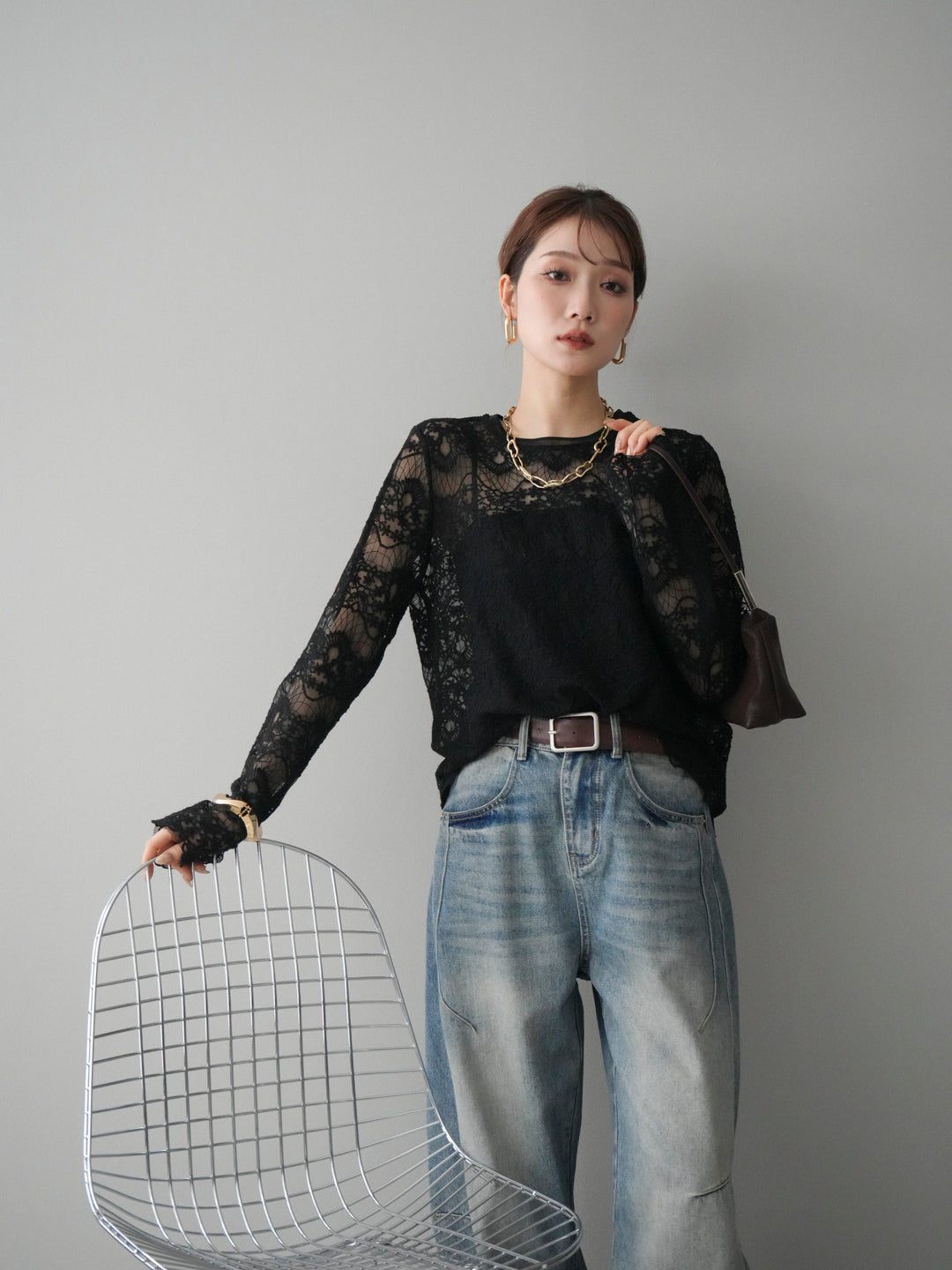 [SET]チュールレーストップス+チュールレーストップス(2set)