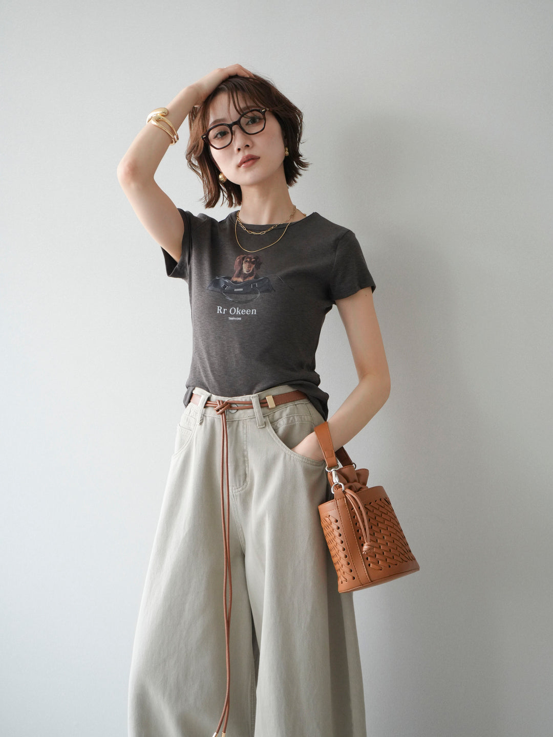 [SET]ドッグコンパクトTEE+選べるアクセセット(2set)
