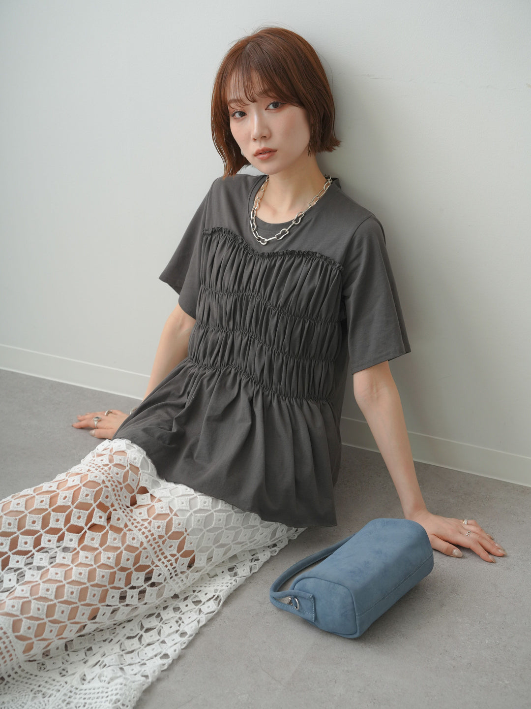 [SET]クールタッチシャーリングTEE+選べるアクセセット(2set)