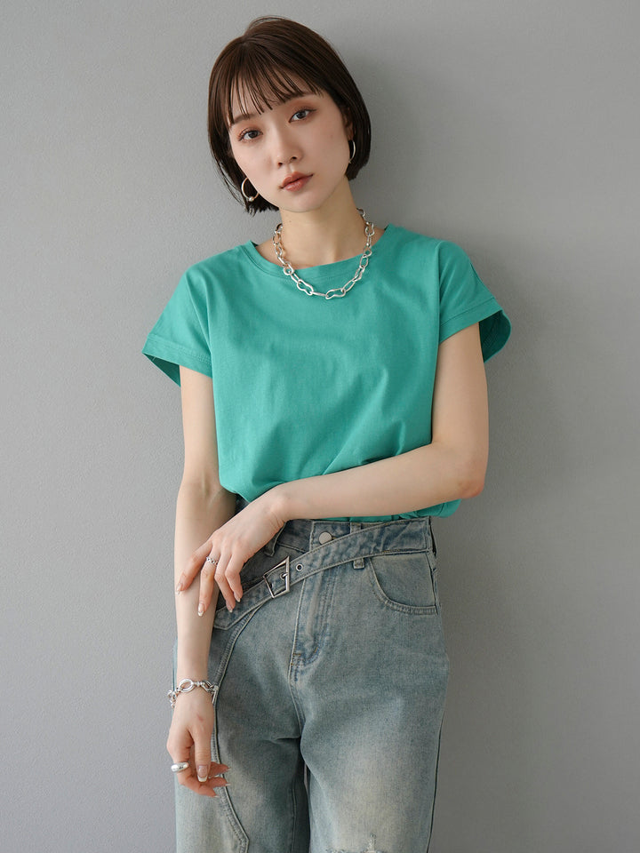 [Pre-order] French Sleeve T-shirt/Light Green