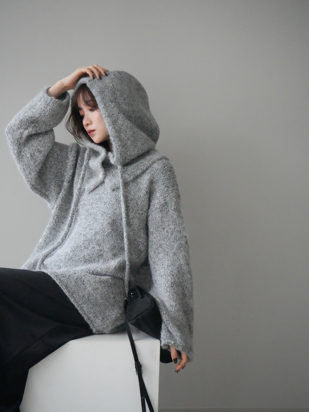 [SET]バラクラバSETニットプルオーバー+バラクラバSETニットプルオーバー(2set)