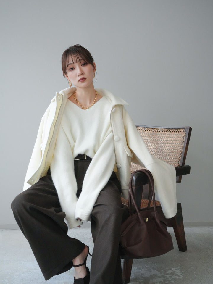 [SET]ウールライクフライトジャケット+選べるアクセセット(2set)