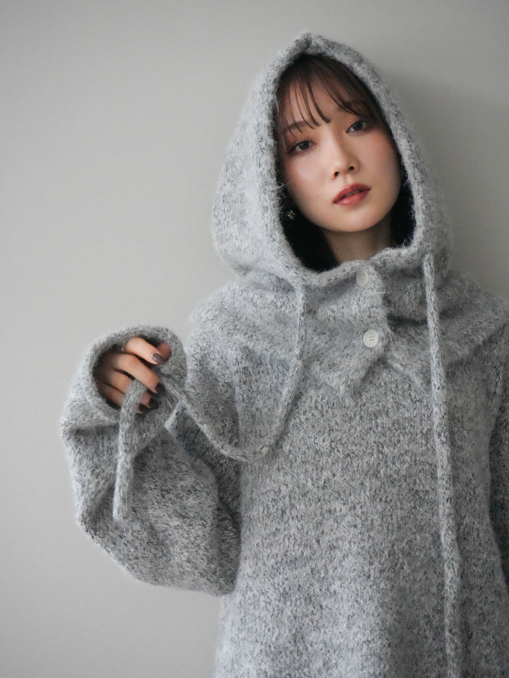 [予約]バラクラバSETニットプルオーバー/gray