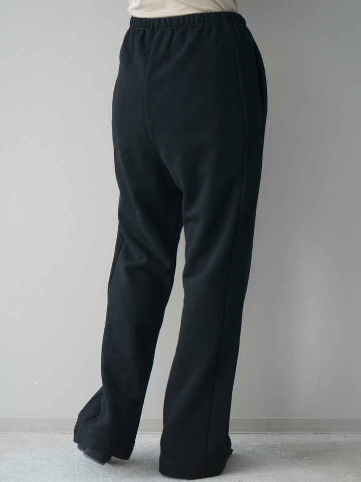 [予約]スウェットフレアパンツ/black