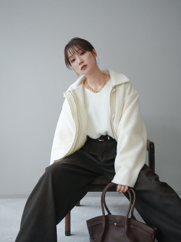 [SET]ウールライクフライトジャケット+選べるアクセセット(2set)