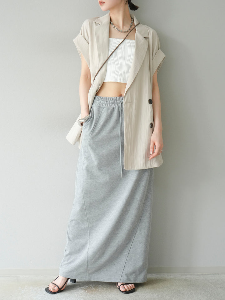 [SET] 毛衣長裙+毛衣長裙（2件套）