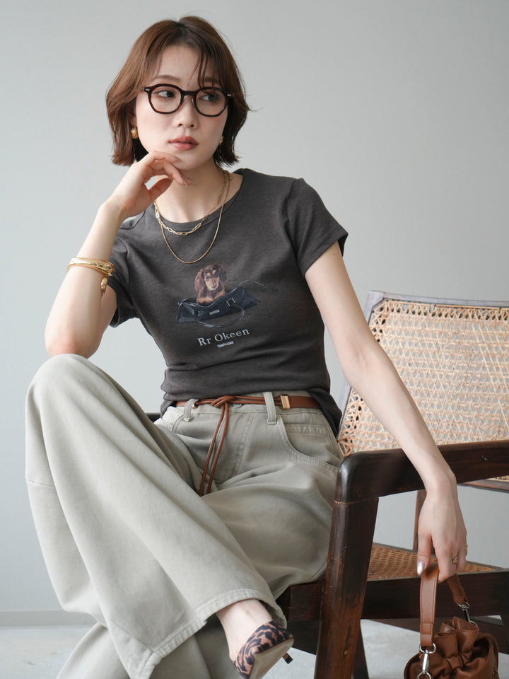 [SET]ドッグコンパクトTEE+ドッグコンパクトTEE(2set)