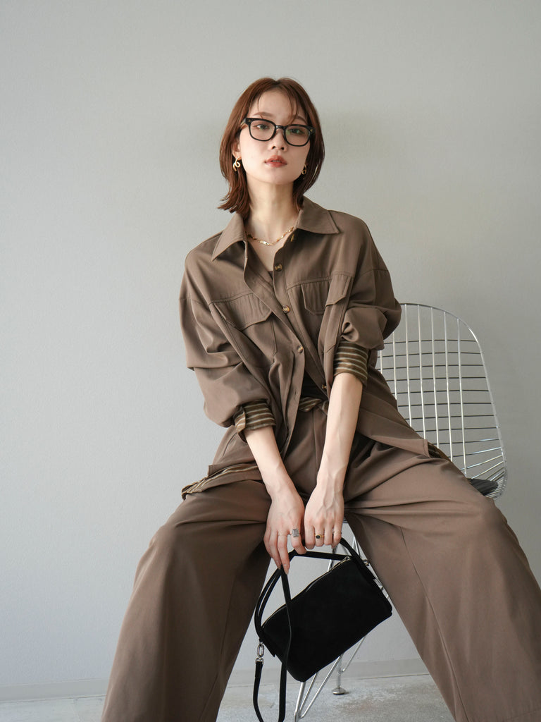 LIMI feu レイヤード シャツ LIMI feu #limifeu #yohjiyamamoto