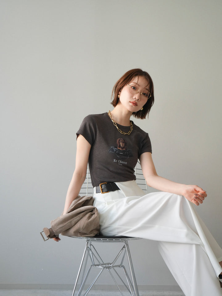 [SET]ドッグコンパクトTEE+選べるアクセセット(2set)