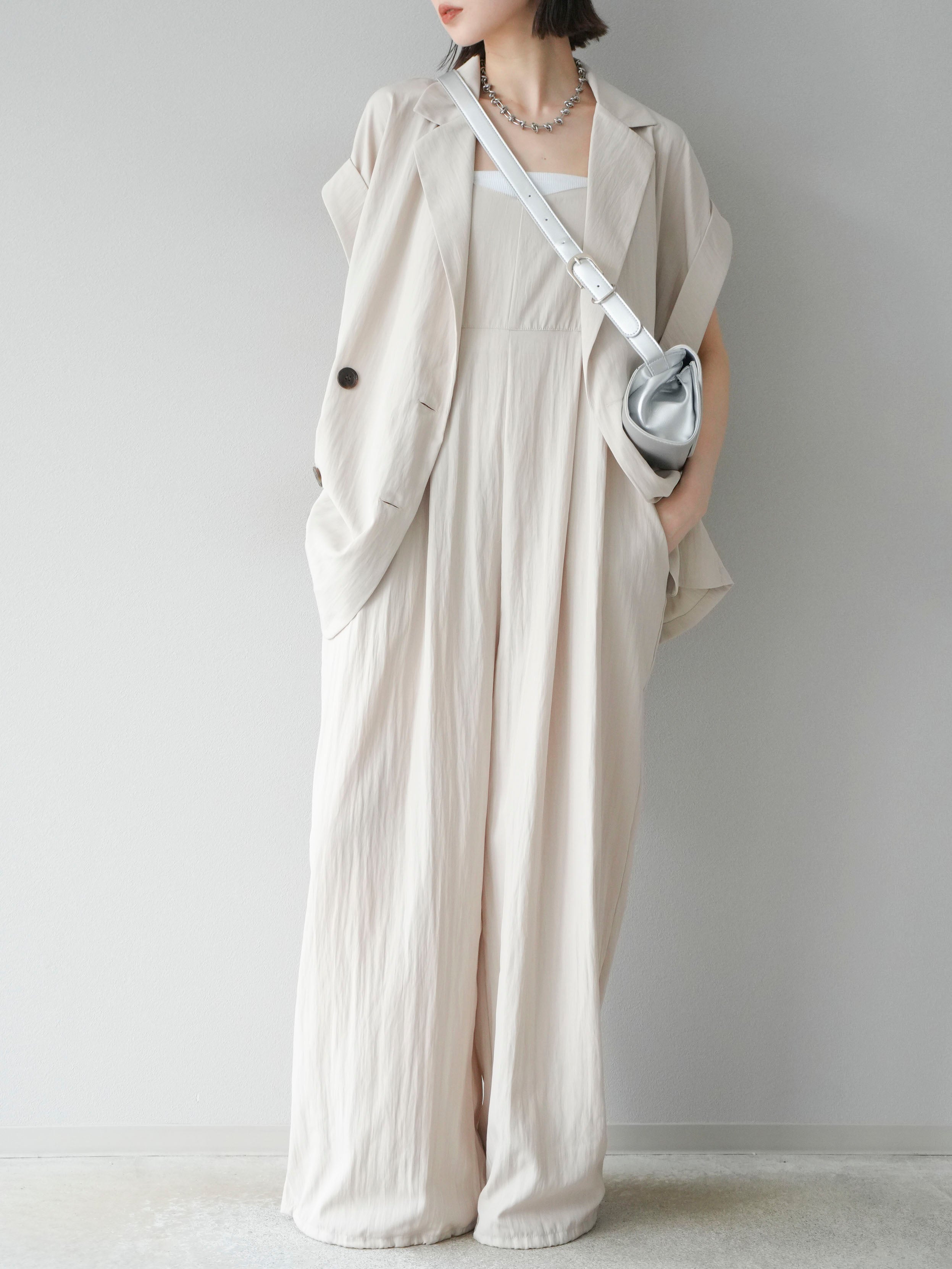 Lisette✨リネン サロペット リネンライクサロペット(3452)