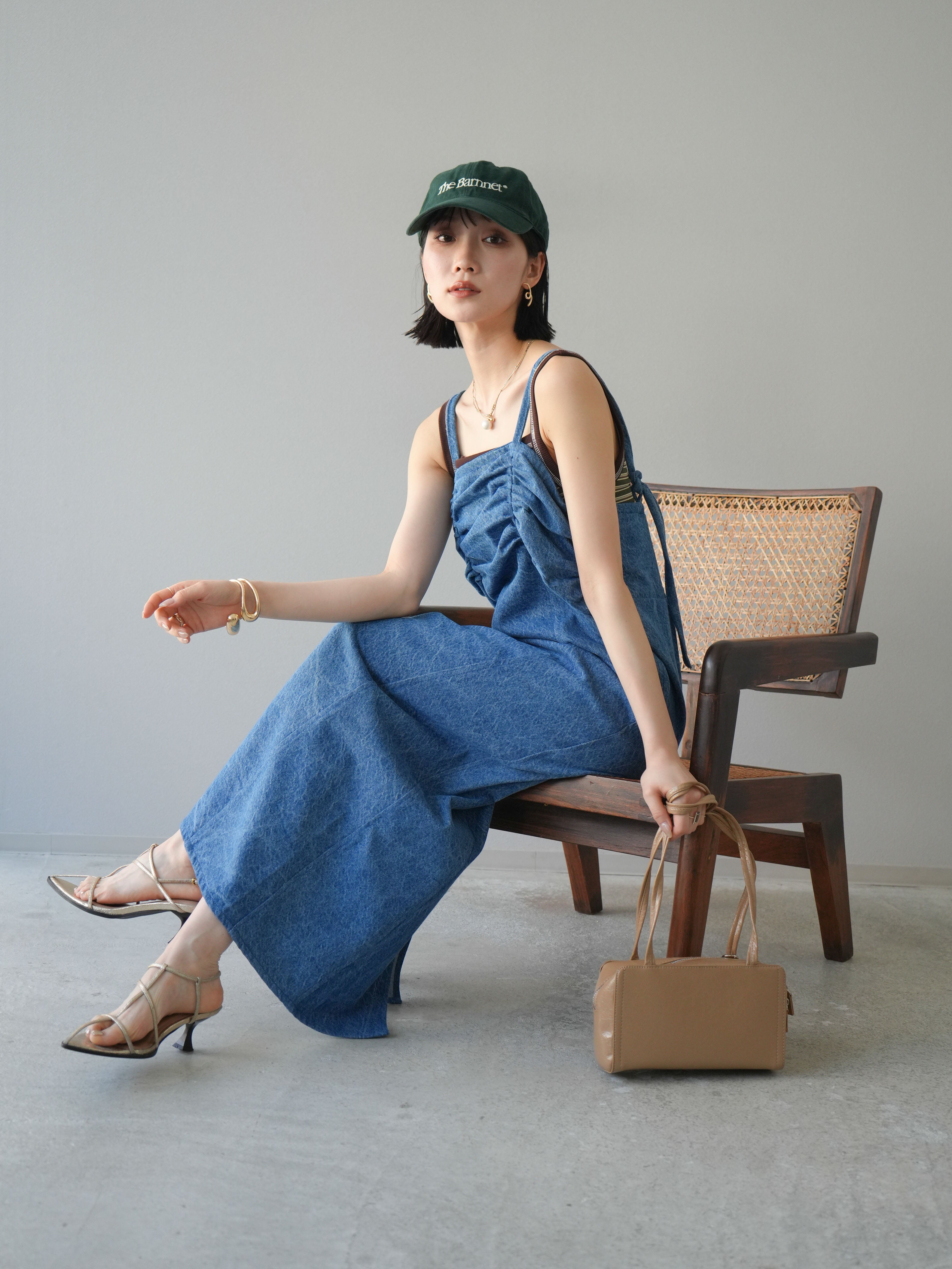 ルグランブルー　LGB キャミソール　ワンピース　サイズ0 2WAYキャミソールワンピース | バルーンヘム | カーゴフレア