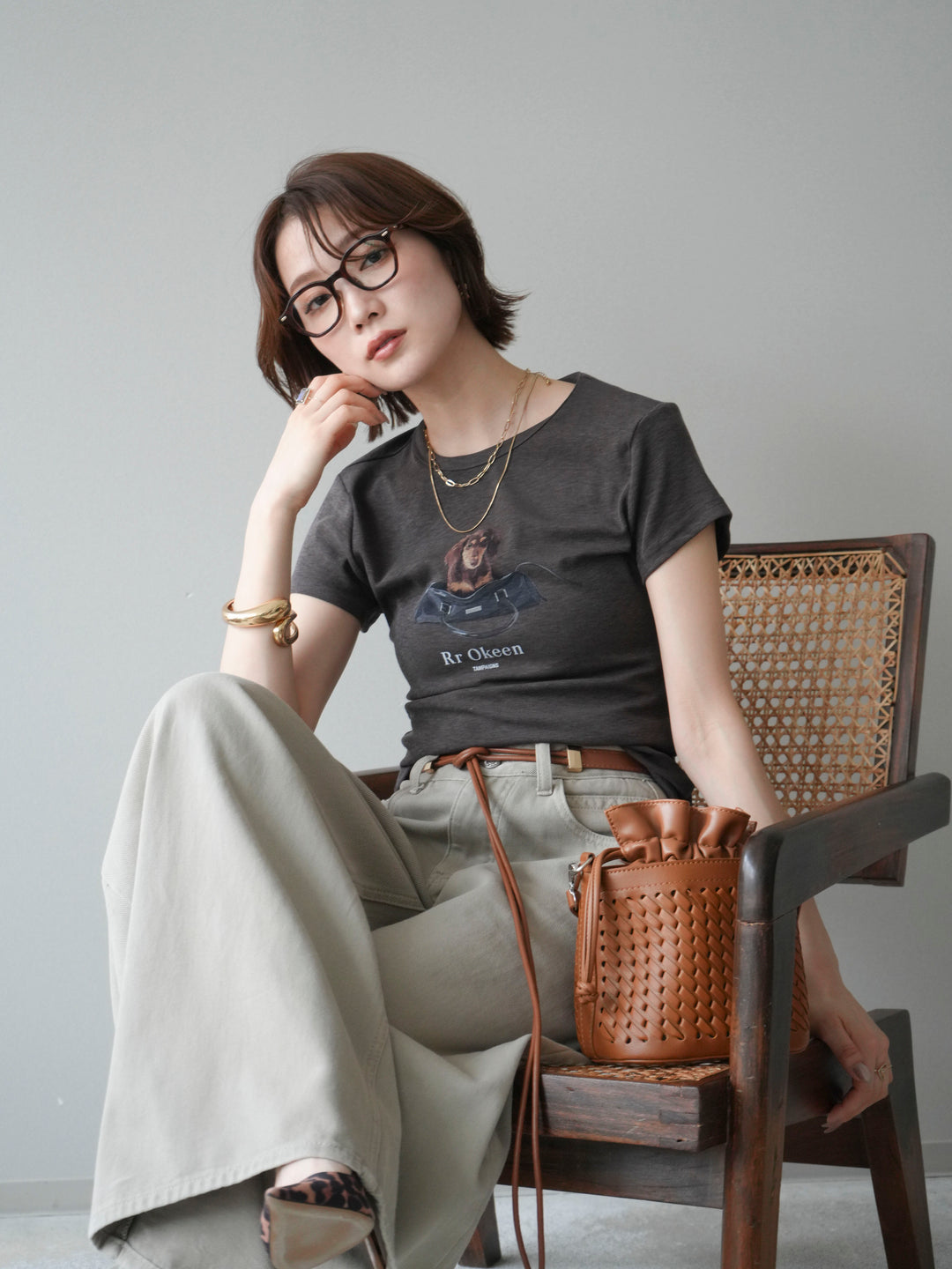 [SET]ドッグコンパクトTEE+選べるアクセセット(2set)
