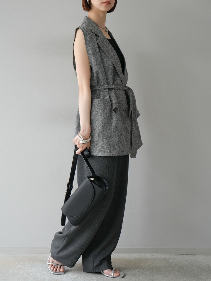 [預購] Light Punch Curve 褲子/炭灰色