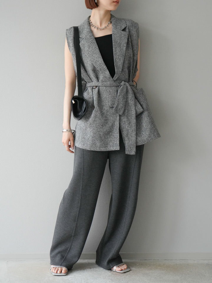 [預購] Light Punch Curve 褲子/炭灰色