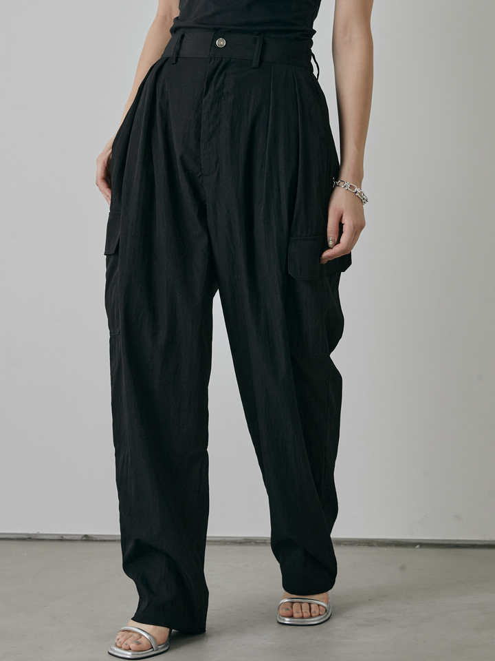 [預購] 軍裝工裝褲/黑色