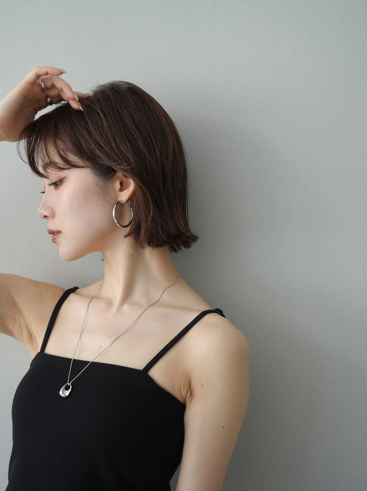 [予約]ビックフープピアス/gold