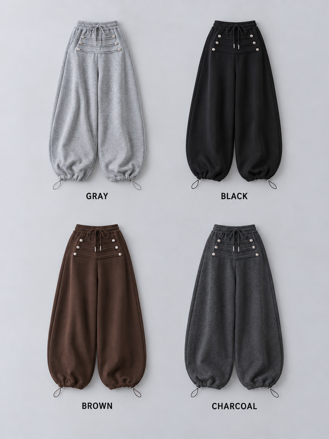[SET]ナポレオンドロストスウェットパンツ+ナポレオンドロストスウェットパンツ(2set)