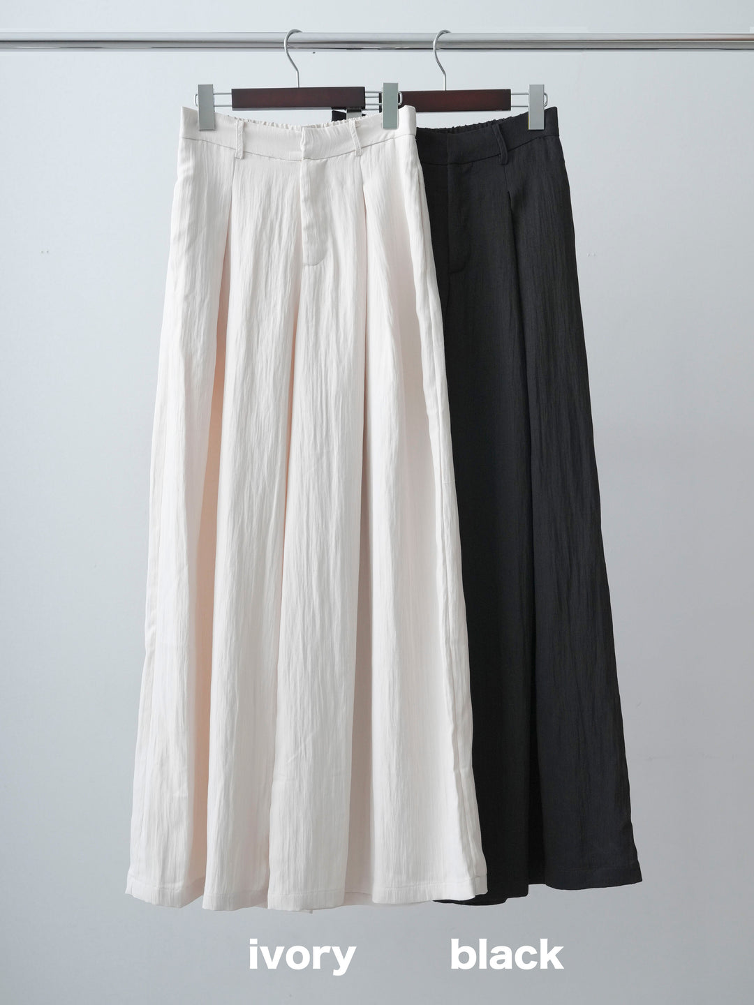 [SET]ドレープタックワイドパンツ+ドレープタックワイドパンツ(2set)