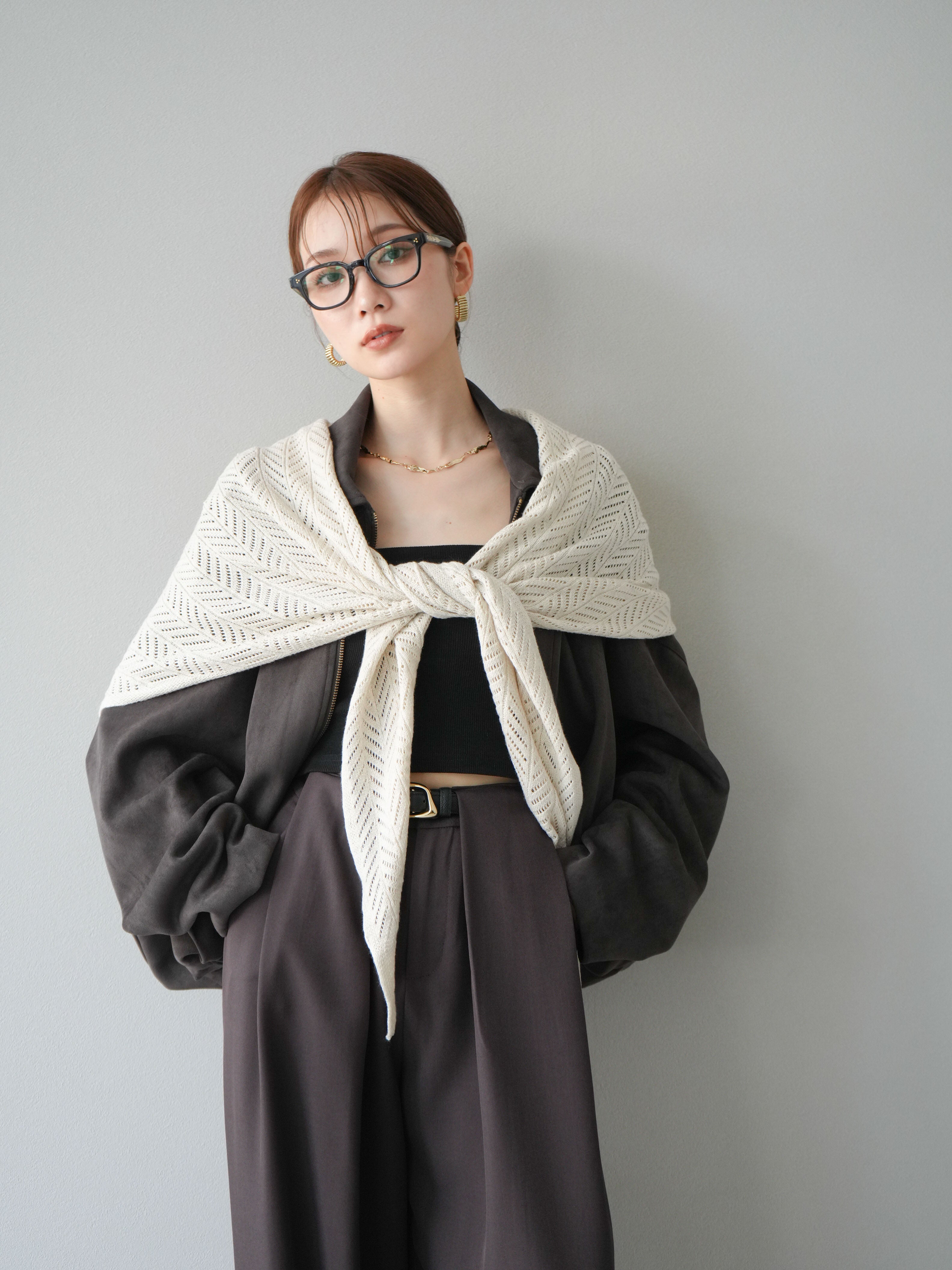 予約]スウェードオーバーブルゾン/ブラック – Lumier