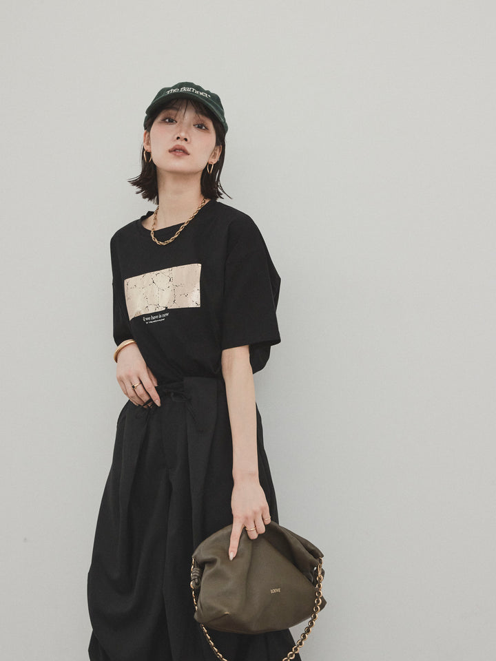 [套裝] 燙金印花Dry Touch棉質TEE​​ + 燙金印花Dry Touch棉質TEE​​ (2件套裝)