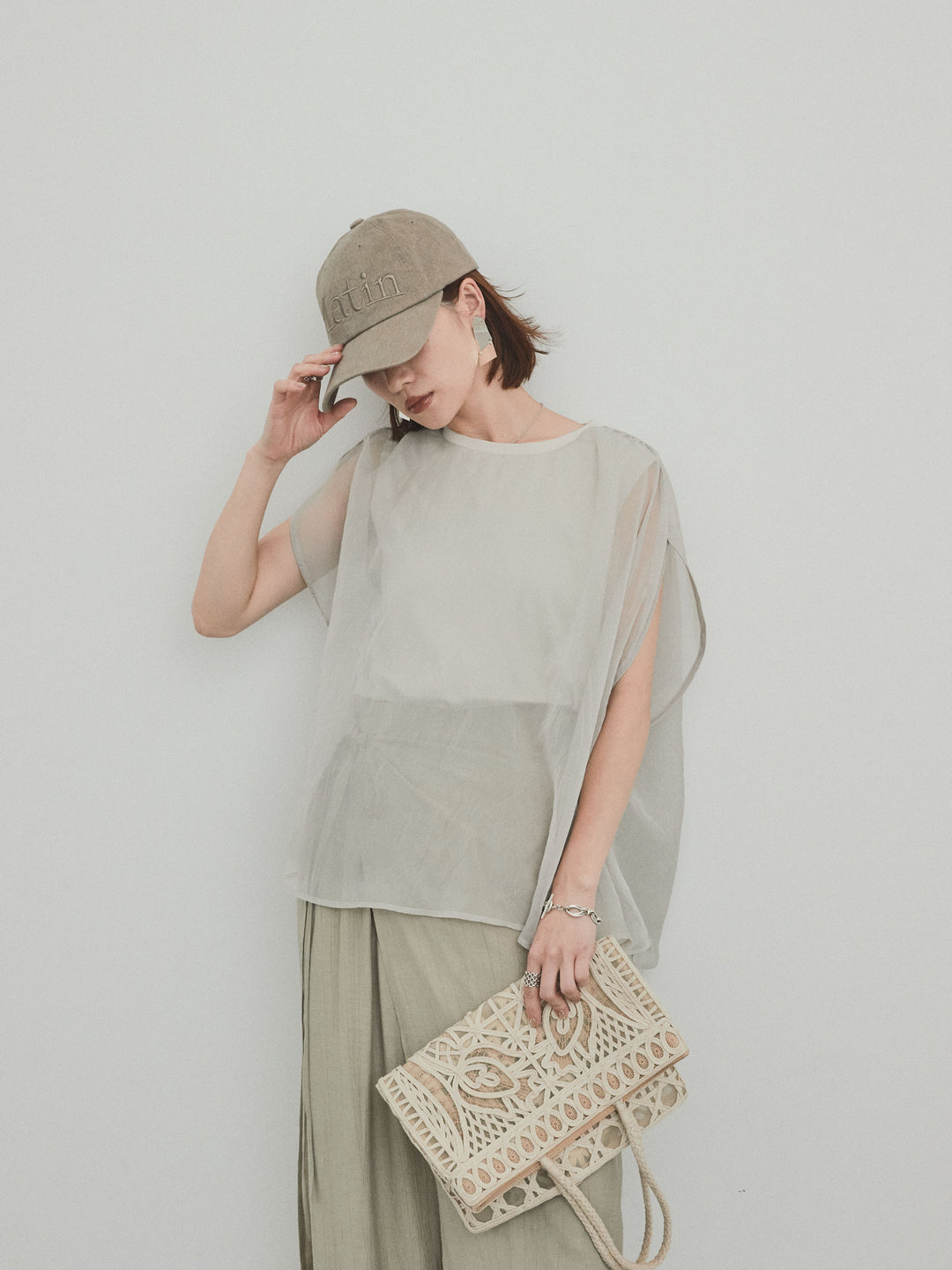 [SET]コンパクトスムースシアーレイヤードトップス+コンパクトスムースシアーレイヤードトップス(2set)