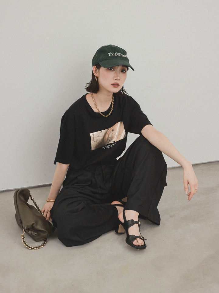 [套裝] 燙金印花Dry Touch棉質TEE​​ + 燙金印花Dry Touch棉質TEE​​ (2件套裝)