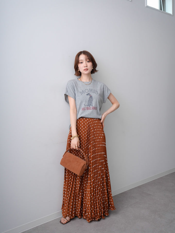 [SET]ドッグエンブロイダリーTEE+ドッグエンブロイダリーTEE(2set)