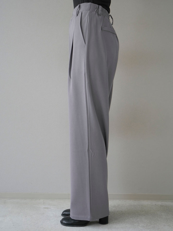 [Pre-order] One-tuck wide pants/gray