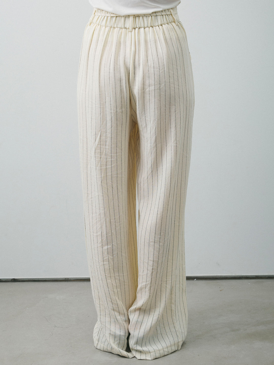 [SET] 條紋背心＆寬褲SET UP（2件套）