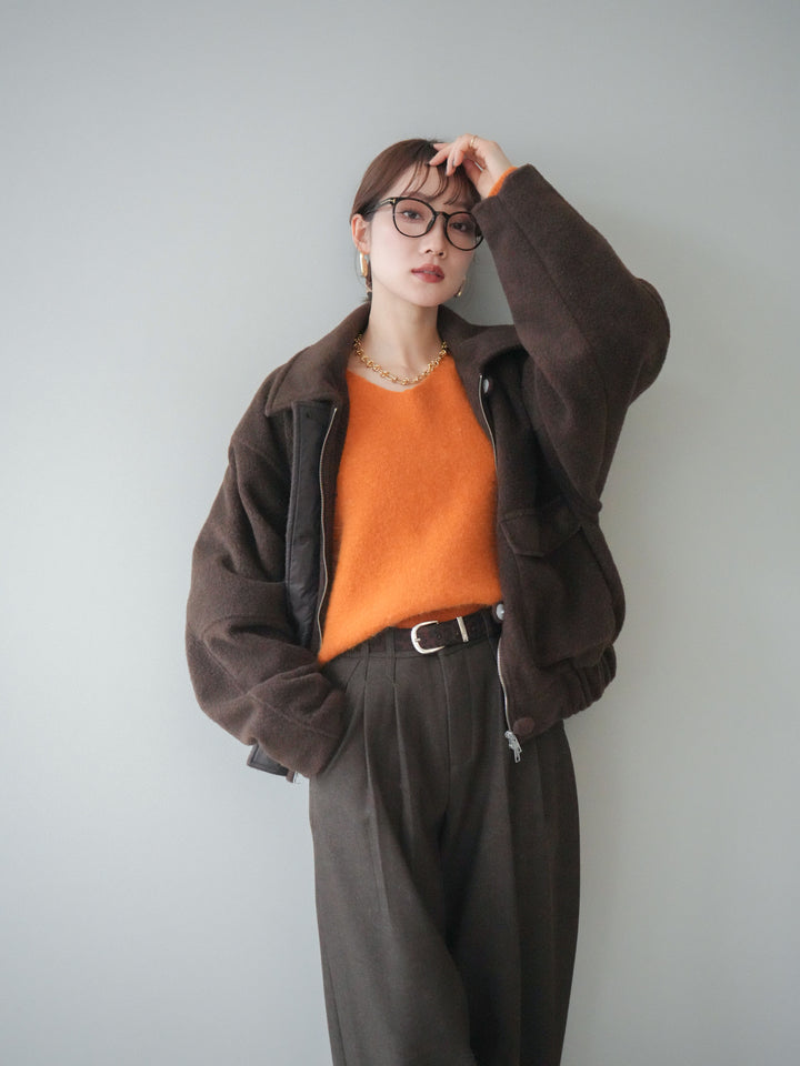 [SET]ウールライクフライトジャケット+ウールライクフライトジャケット(2set)