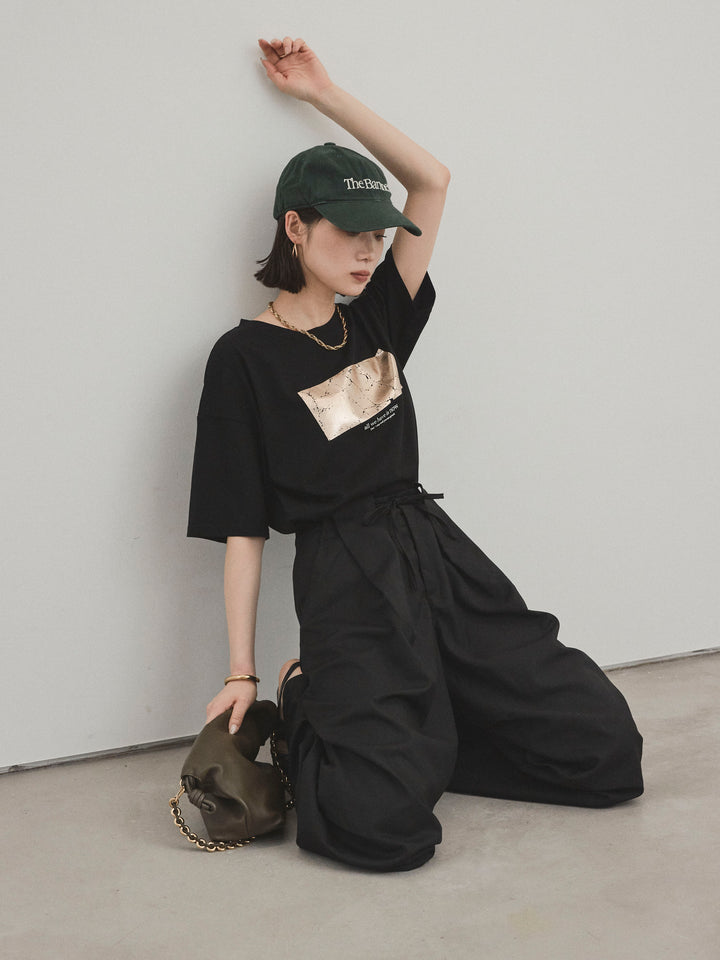 [套裝] 燙金印花Dry Touch棉質TEE​​ + 燙金印花Dry Touch棉質TEE​​ (2件套裝)