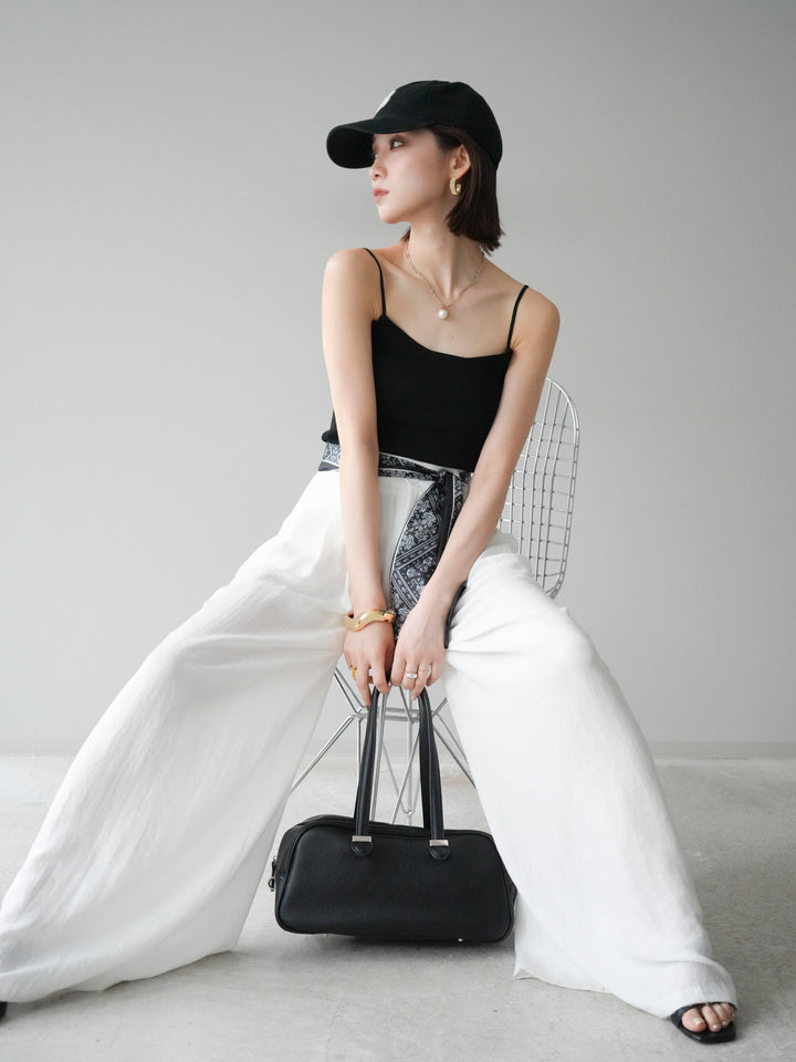 [予約]レーヨンニットキャミソール/ブラック