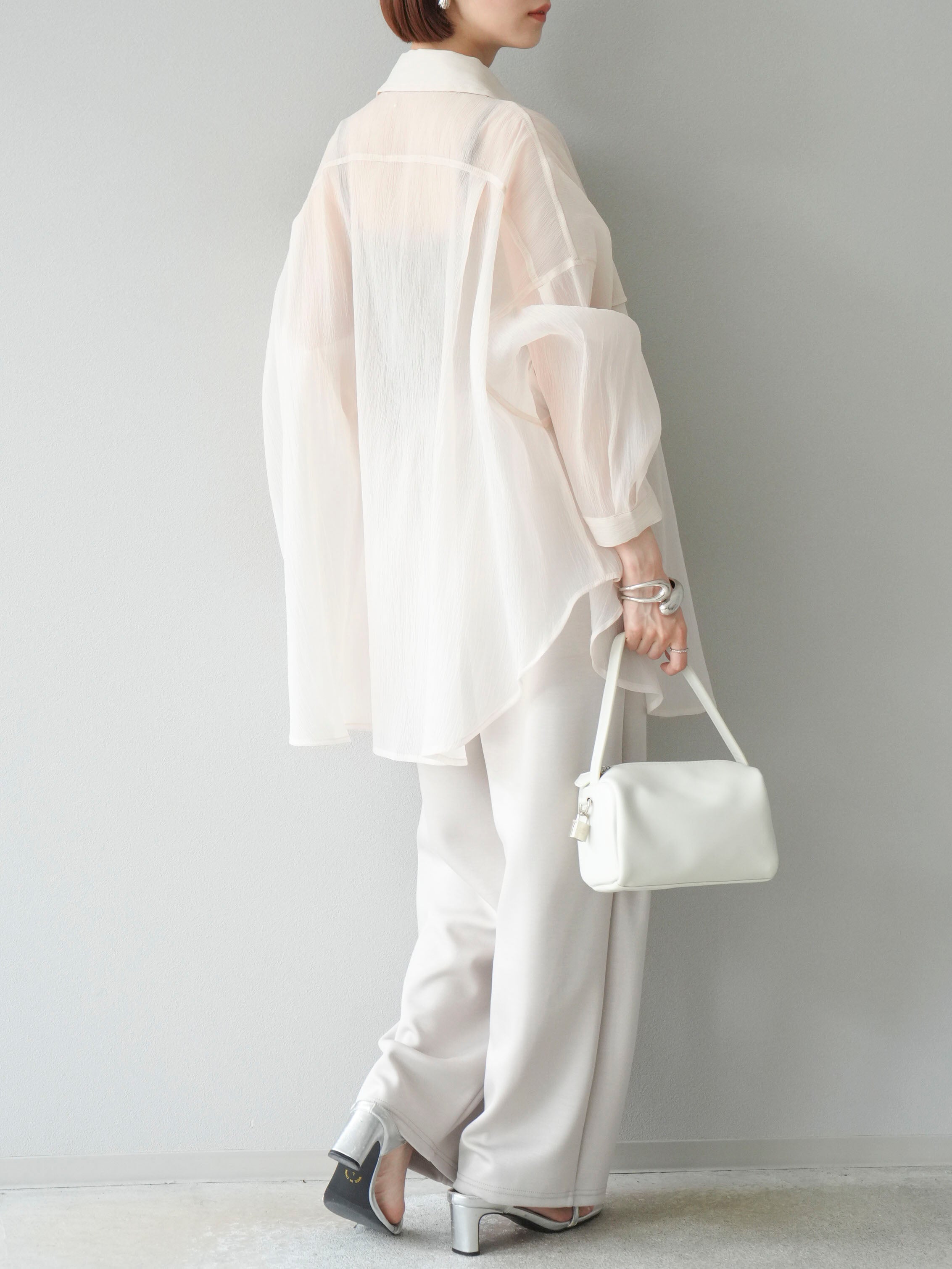 予約]ライトポンチカーブパンツ/エクリュ – Lumier