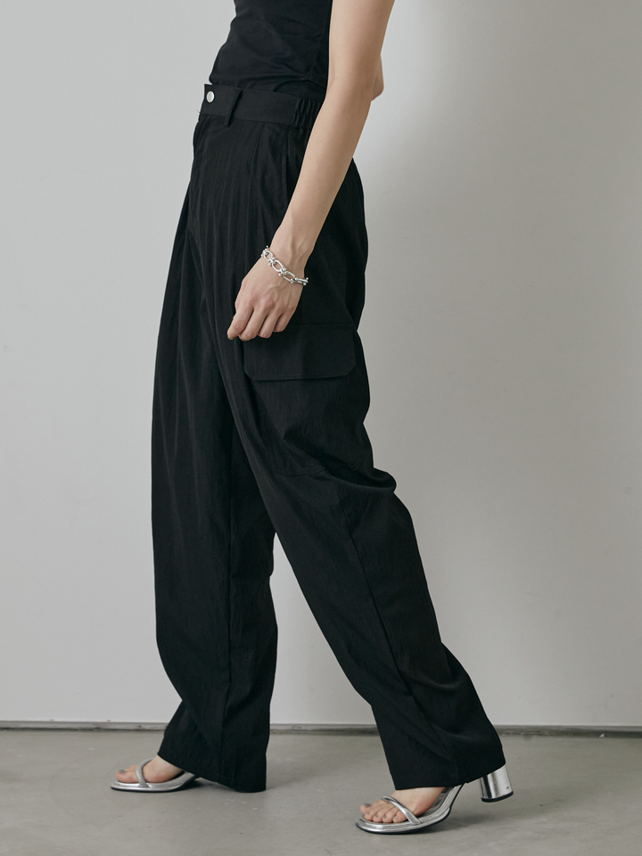 [預購] 軍裝工裝褲/黑色