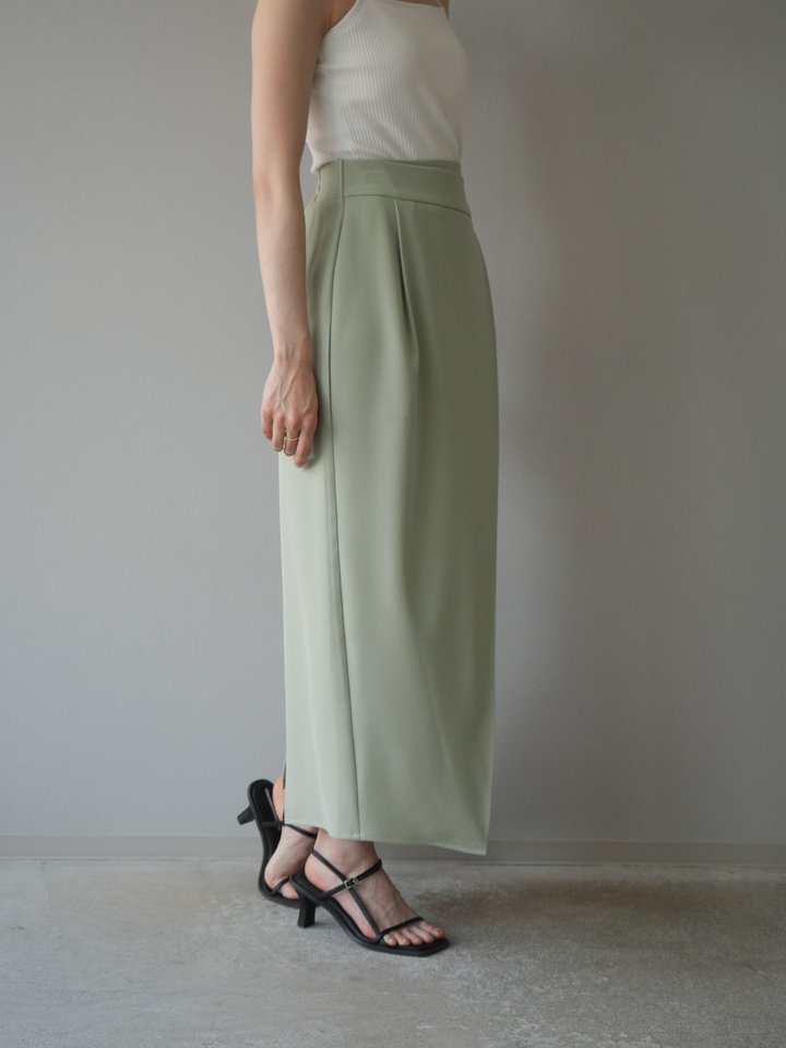 [予約]ツイルラップナロースカート/ライトグリーン S