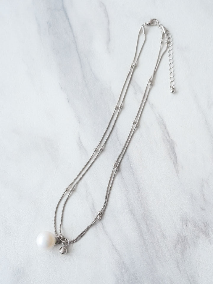 [SET] 扇貝刺繡蕾絲上衣 + 可選飾品套裝（2 套）