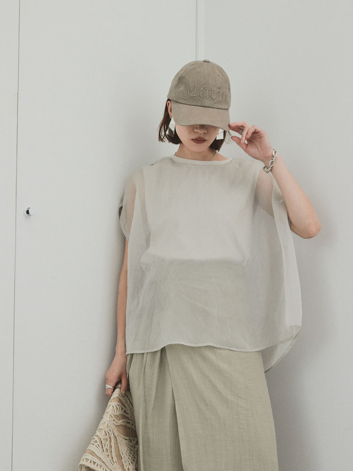 [SET]コンパクトスムースシアーレイヤードトップス+コンパクトスムースシアーレイヤードトップス(2set)