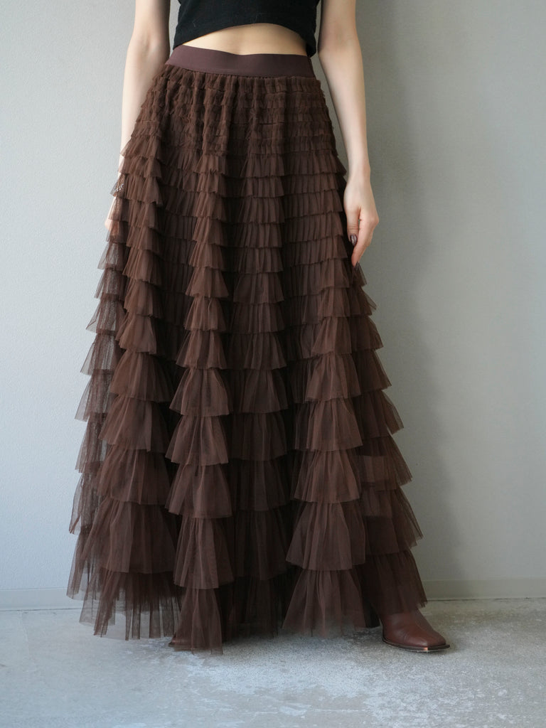 DAMACollection　ダーマコレクション　ウールスカート　ブラウン 71_7b55374c-0440-41ca-99b0-