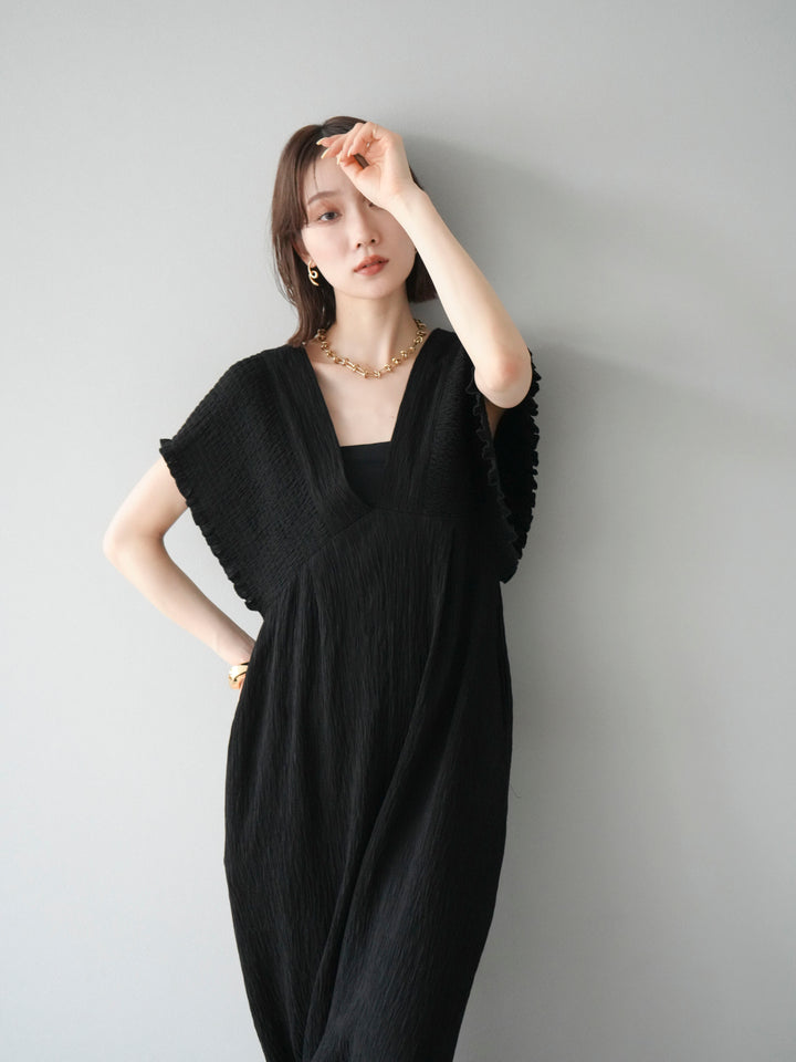 [SET]楊柳シャーリングサロペット+楊柳シャーリングサロペット(2set)