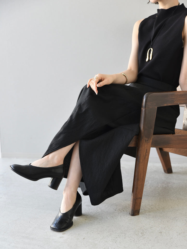 [Pre-order] SUSTAINABLE COCOON SKIRT/BLACK