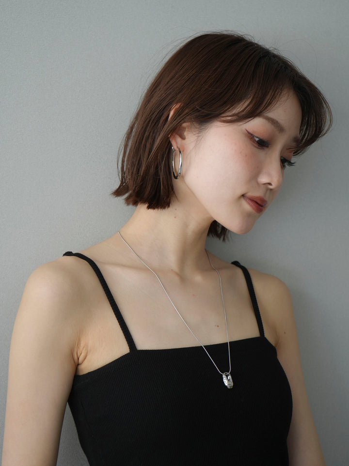 [予約]ビックフープピアス/gold