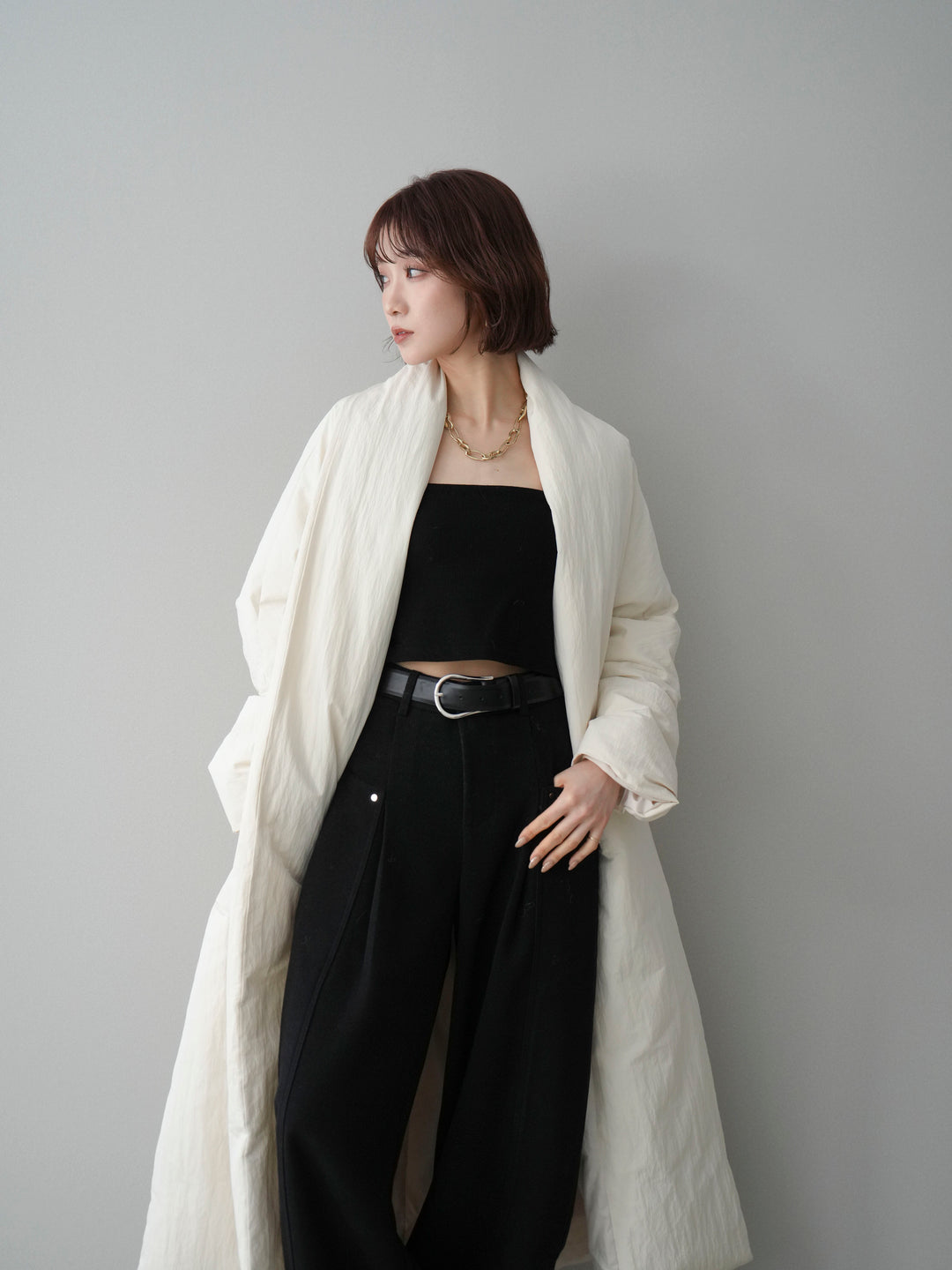 [SET]ロングダウンコート+選べるアクセセット(2set)