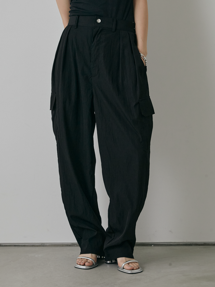 [預購] 軍裝工裝褲/黑色