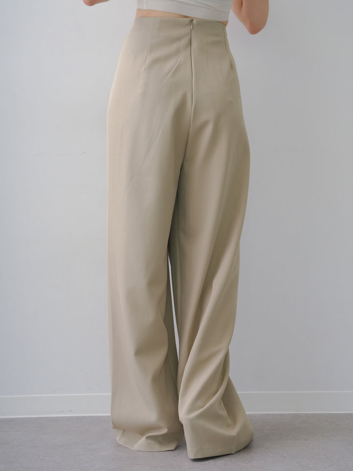 [予約]シルバーモチーフドレープパンツ/beige