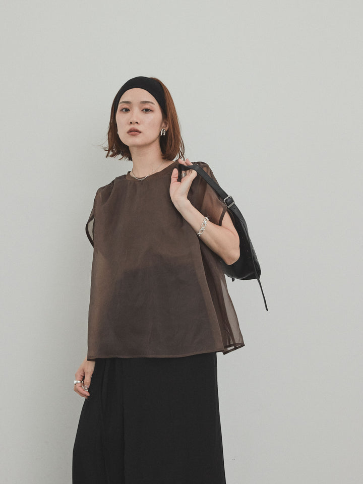 [SET]コンパクトスムースシアーレイヤードトップス+コンパクトスムースシアーレイヤードトップス(2set)