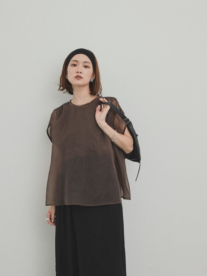 [SET]コンパクトスムースシアーレイヤードトップス+コンパクトスムースシアーレイヤードトップス(2set)